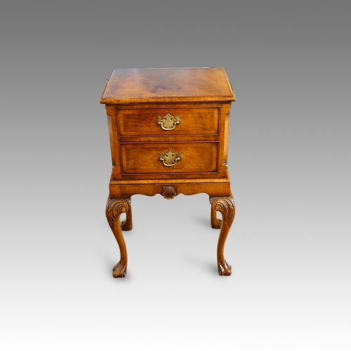 fig 7. Pair of walnut bedside cabinets