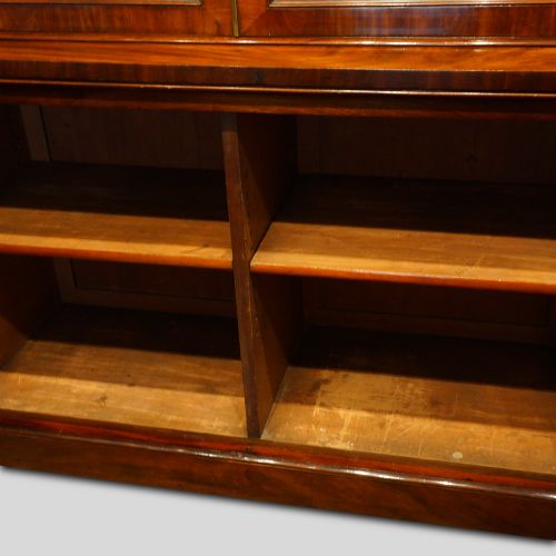 fig 4. Georgian mahogany breakfront bookcase