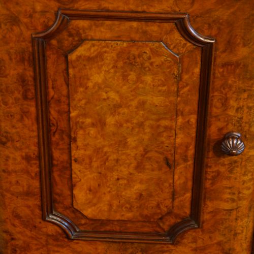 fig 2. Pair of Victorian walnut bedside cabinets