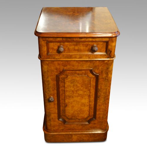 fig 5. Pair of Victorian walnut bedside cabinets