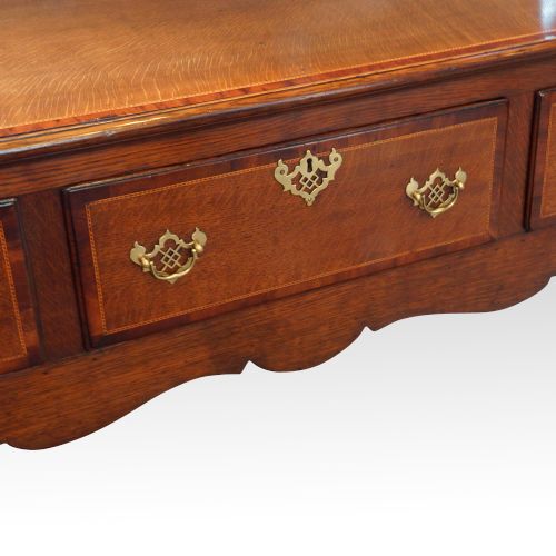 fig 6. Antique oak dresser base