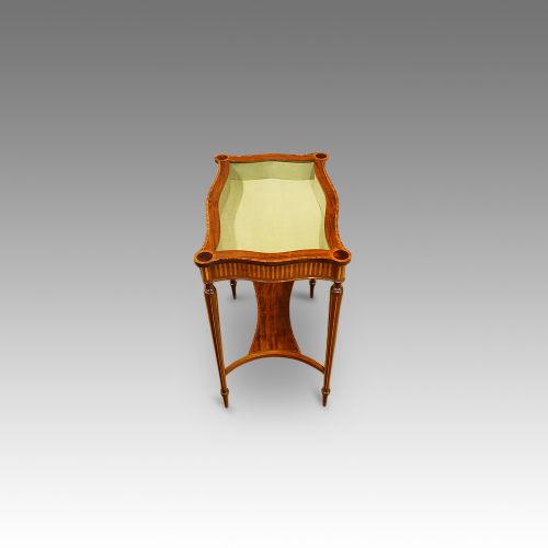 fig 4. Edwardian inlaid curio cabinet