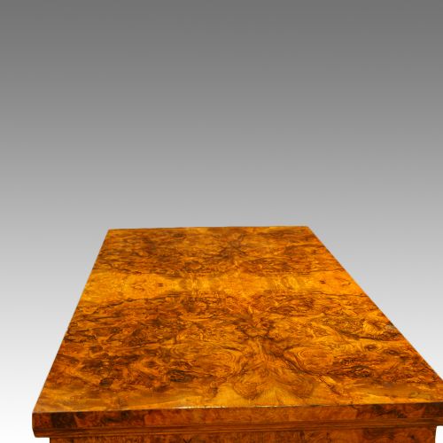 fig 2. Victorian burr walnut chest of drawers