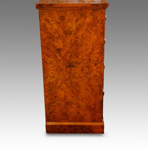 fig 5. Victorian burr walnut chest of drawers