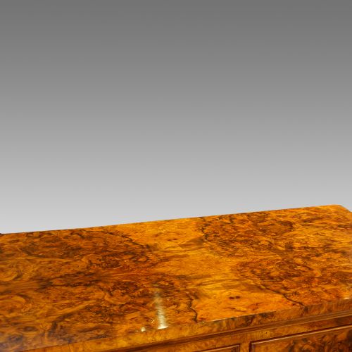 fig 7. Victorian burr walnut chest of drawers