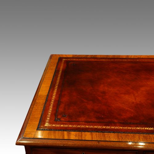 fig 4. Victorian mahogany partners desk