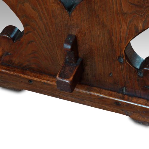 fig 3. Oak refectory dining table