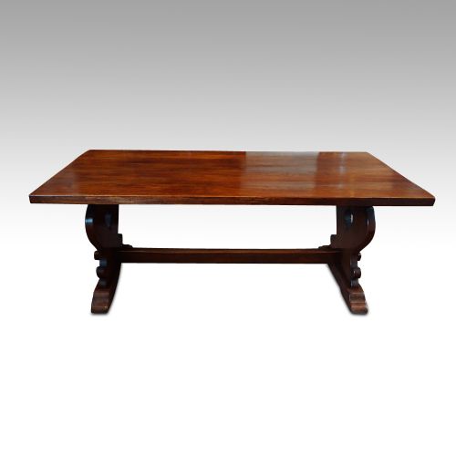 fig 5. Oak refectory dining table