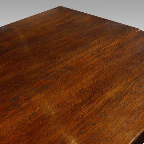 fig 7. Oak refectory dining table