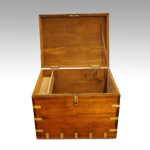 fig 1. Victorian teak military chest