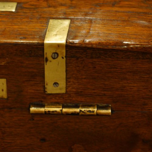 fig 4. Victorian teak military chest