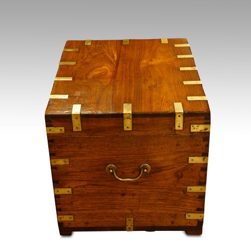 fig 5. Victorian teak military chest