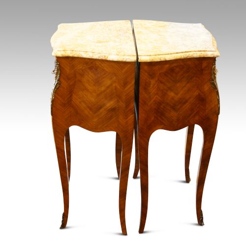 fig 6. Pair of French bedside cabinets
