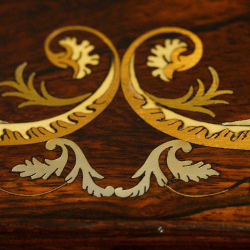 fig 2. Victorian inlaid rosewood fitted box