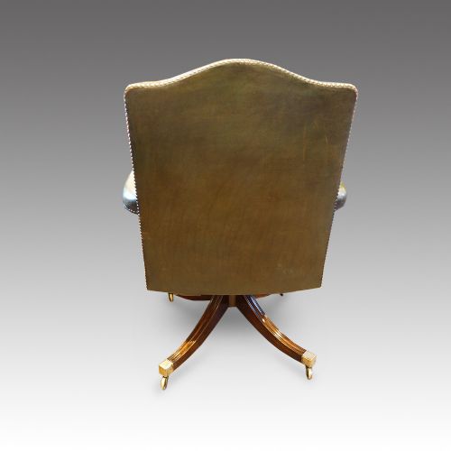 fig 3. Leather revolving desk chair