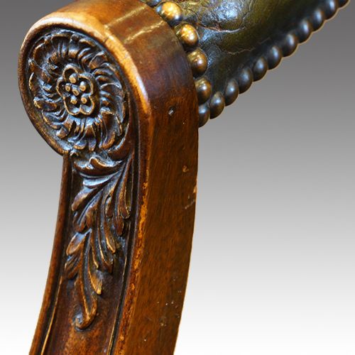 fig 4. Leather revolving desk chair