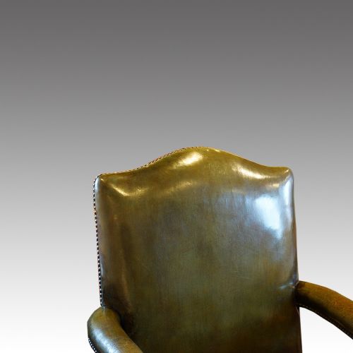 fig 5. Leather revolving desk chair