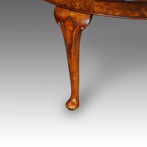 fig 2. Edwardian walnut extending dining table
