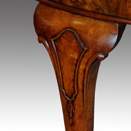 fig 3. Edwardian walnut extending dining table