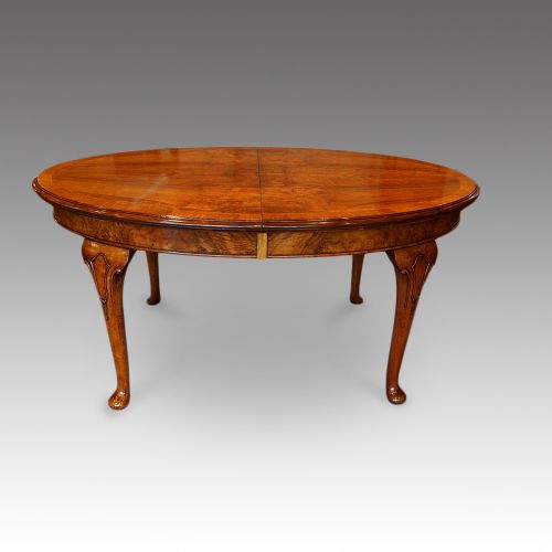 fig 9. Edwardian walnut extending dining table