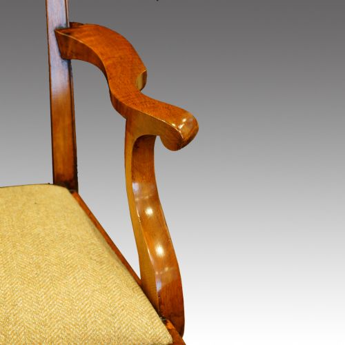 fig 1. Set of 8 Edwardian walnut dining chairs