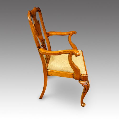 fig 6. Set of 8 Edwardian walnut dining chairs