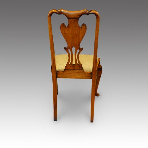 fig 8. Set of 8 Edwardian walnut dining chairs