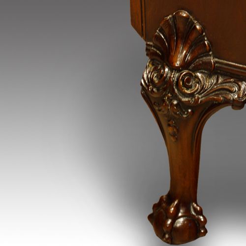 fig 5. Maple & co Edwardian serpentine mahogany sideboard