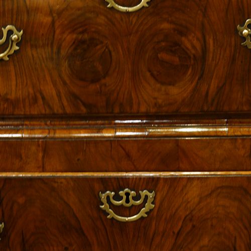 fig 6. George II walnut chest on chest