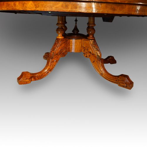fig 1. Victorian inlaid walnut coffee table