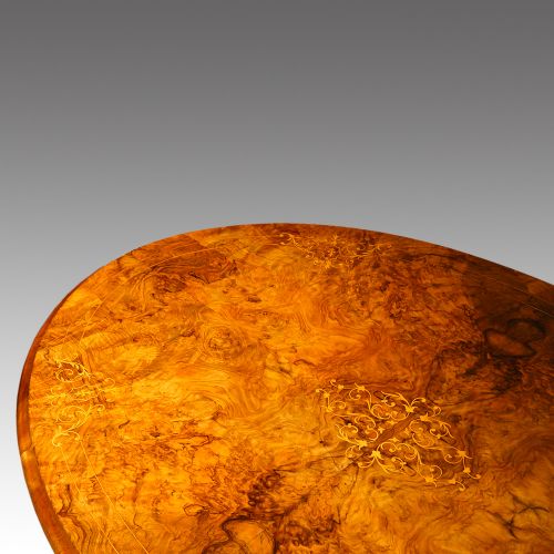 fig 3. Victorian inlaid walnut coffee table