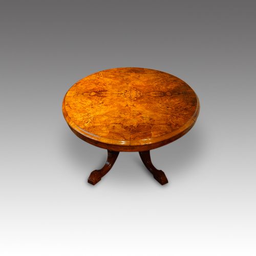 fig 4. Victorian inlaid walnut coffee table