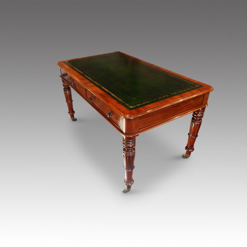 fig 1. William IV mahogany writing table