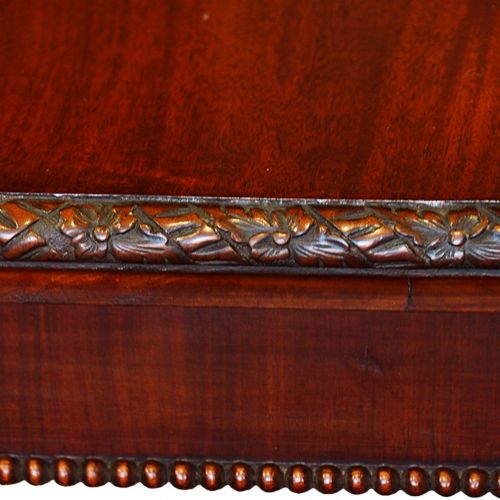 fig 3. Edwardian mahogany 3 leaf extending dining table 3m long