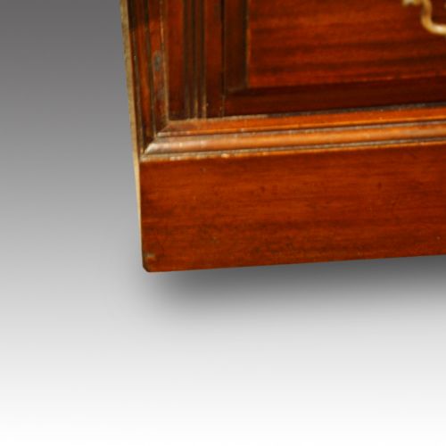 fig 2. Edwardian mahogany pedestal desk