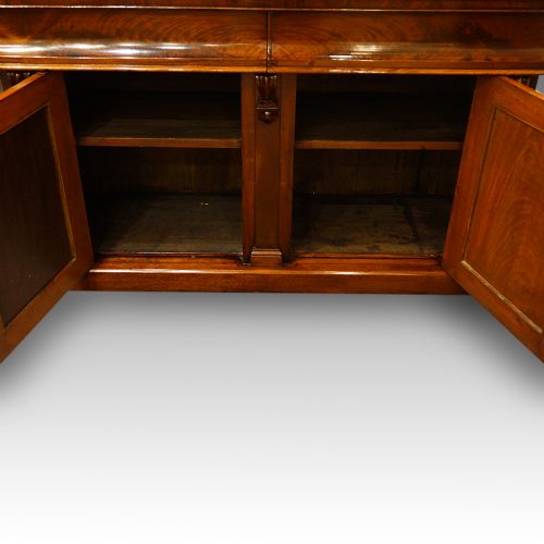 fig 7. Victorian mahogany chiffonier sideboard