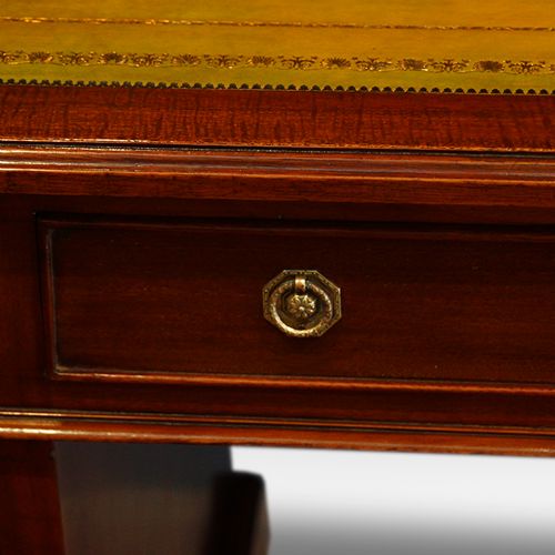 fig 4. Victorian mahogany double pedestal desk