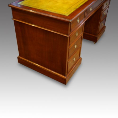 fig 5. Victorian mahogany double pedestal desk