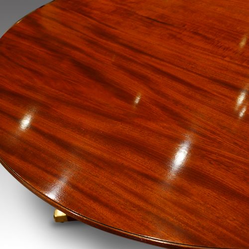 fig 4. Mahogany twin pillar dining table
