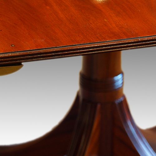 fig 6. Mahogany twin pillar dining table