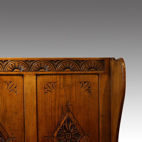fig 5. Edwardian oak settle