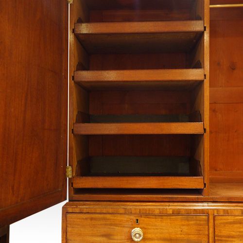 fig 7. Regency mahogany press wardrobe