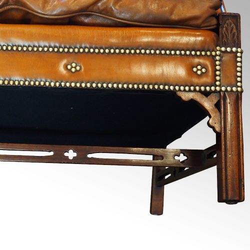 fig 2. Edwardian mahogany camel back sofa