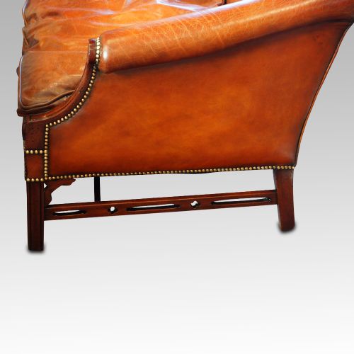 fig 12. Edwardian mahogany camel back sofa