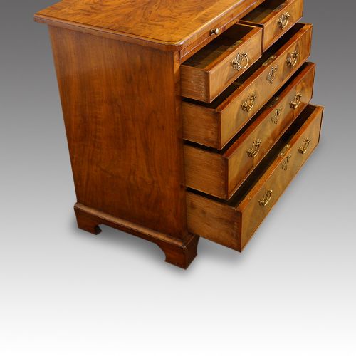 fig 1. Antique walnut chest of drawers