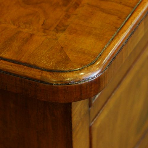 fig 8. Antique walnut chest of drawers