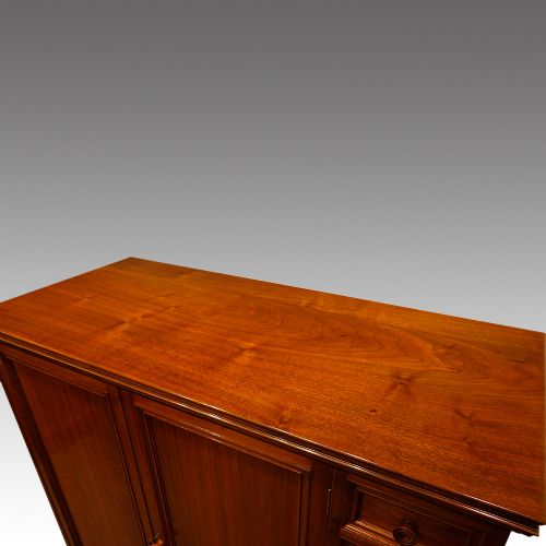 fig 1. Victorian walnut linen press by Howard and sons