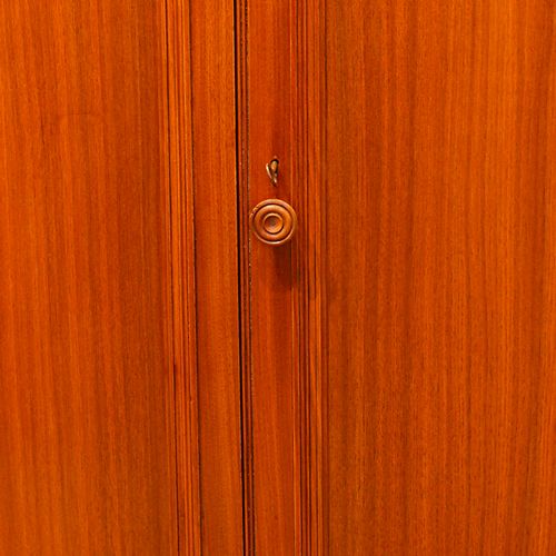 fig 3. Victorian walnut linen press by Howard and sons
