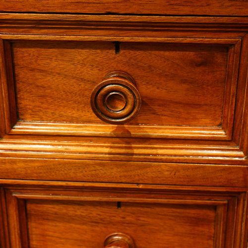 fig 5. Victorian walnut linen press by Howard and sons