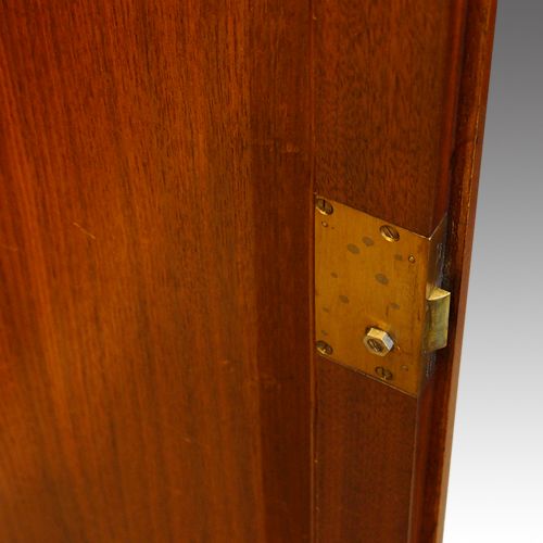 fig 6. Victorian walnut linen press by Howard and sons